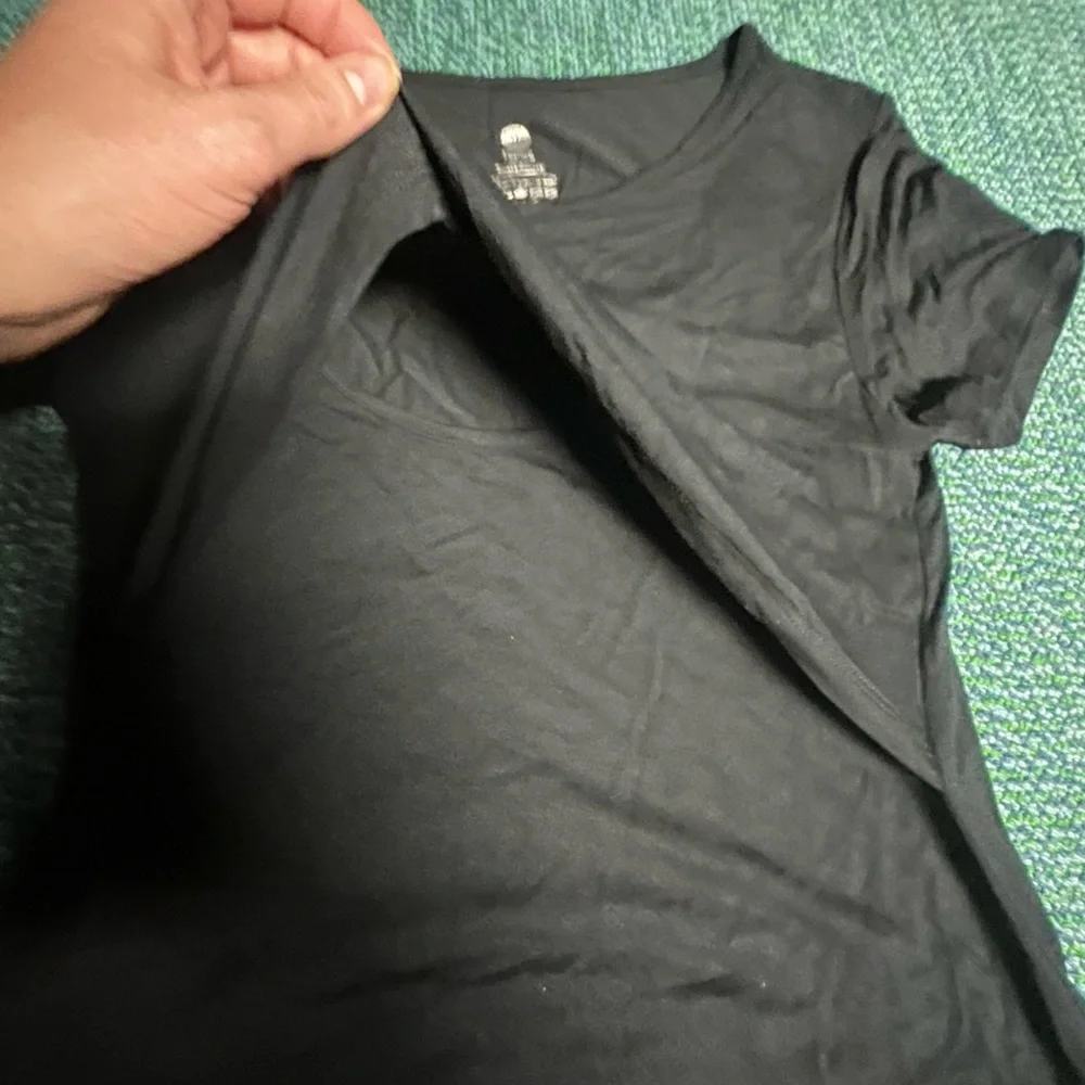 Kindred Bravely Black Maternity and Nursing Eleanora T-Shirt Dress - Picture 4 of 7